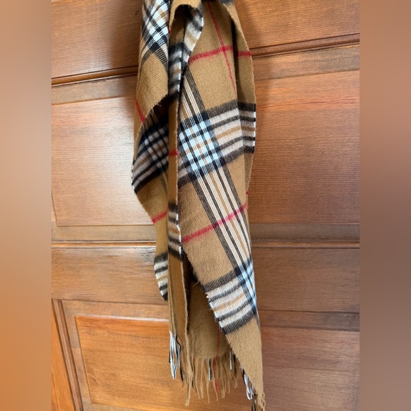 Vintage 100% Cashmere Plaid Scarf - Picture 4 of 6